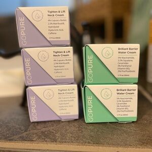 Neck and Water Cream Set - Purple and Green